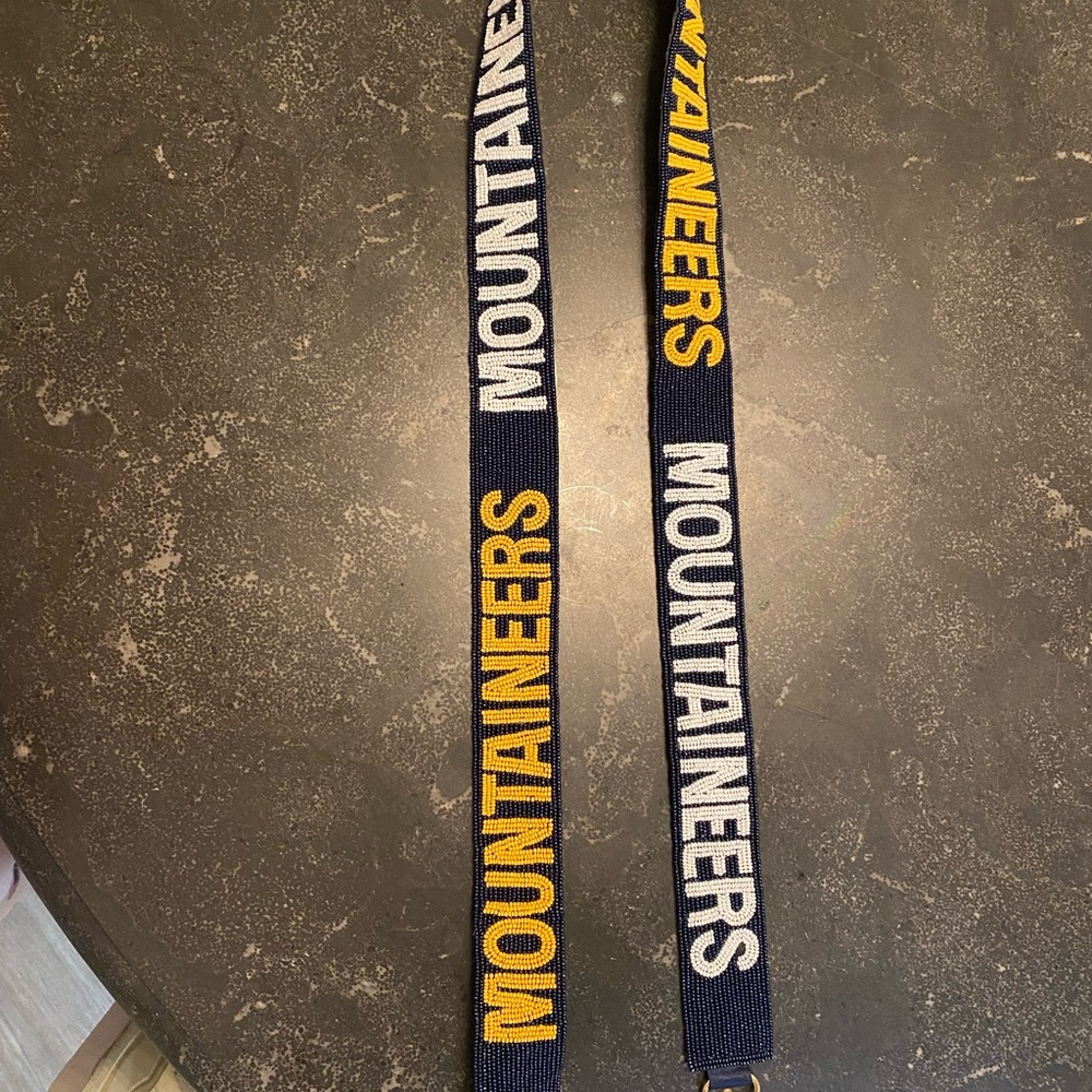 West VirginiaMountaineers 45” Beaded Strap